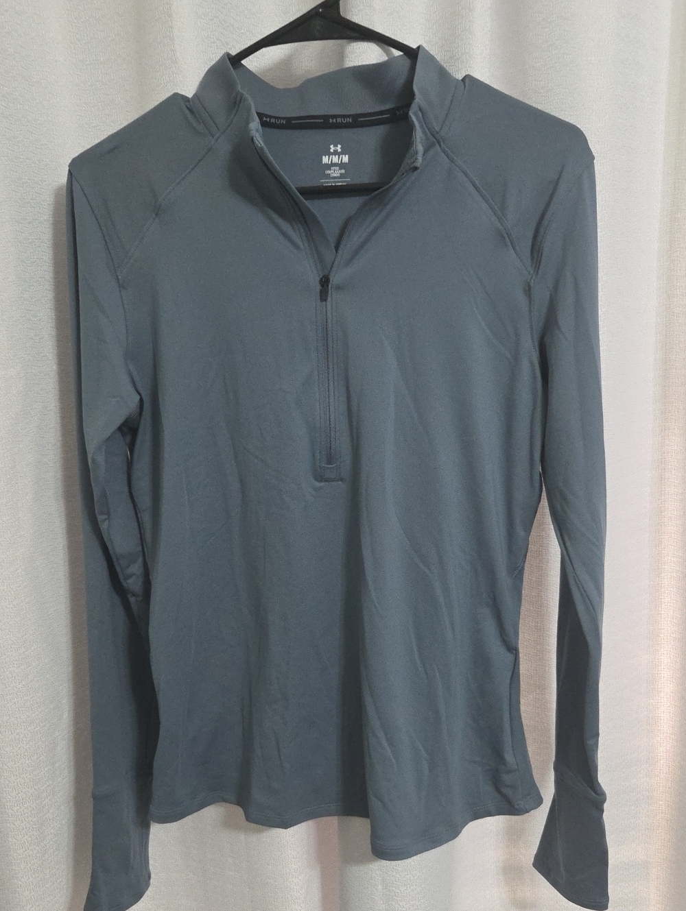 Under Armour Slate Blue Long-Sleeve Quarter-Zip Pullover